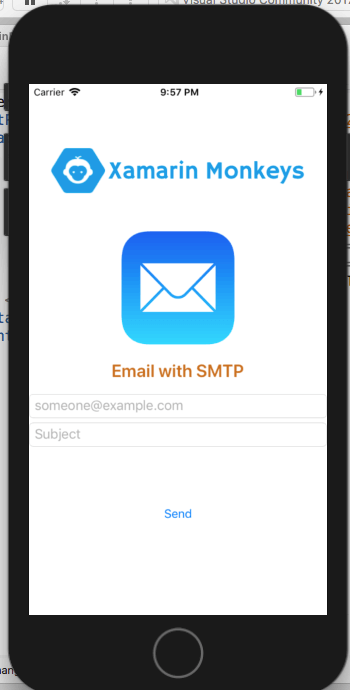 Xamarin.Forms - Send Email using SMTP